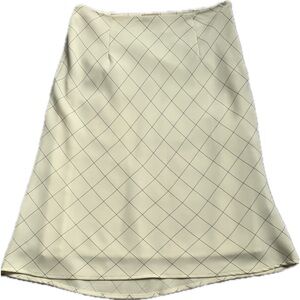 MICHELE lined white and black skirt, size 12